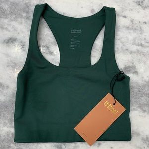 Girlfriend Collective Olive Green Sports Bra